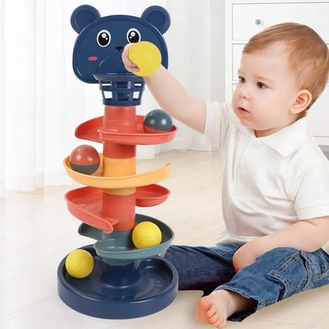 7-Layer Rotating Track Educational Toy for Toddlers & Babies